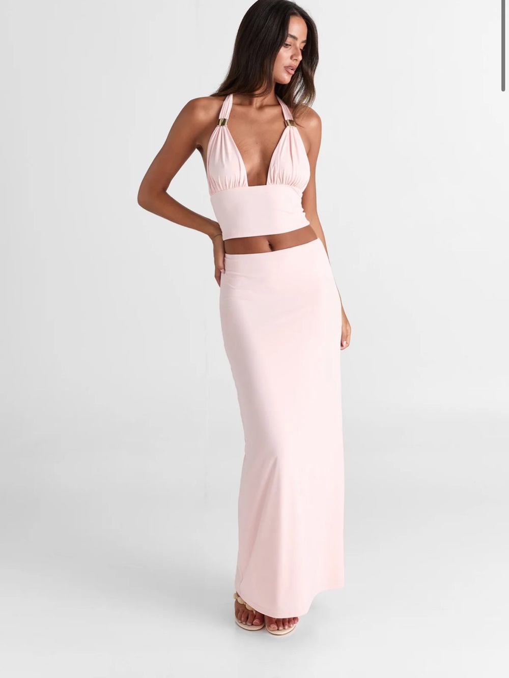 Sasha Therese CLEO MAXI SKIRT‎ PINK